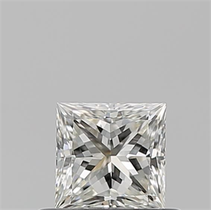 Picture of Natural Diamond 0.50 Carats, Princess with  Cut, I Color, VVS1 Clarity and Certified by GIA