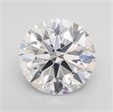 Lab Grown Diamond 1.03 Carats, Round with Excellent Cut, D Color, VVS2 Clarity and Certified by IGI