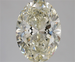 Picture of Natural Diamond 3.01 Carats, Oval with  Cut, K Color, VS2 Clarity and Certified by GIA