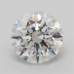 Picture of Lab Grown Diamond 1.02 Carats, Round with Ideal Cut, D Color, VS1 Clarity and Certified by IGI