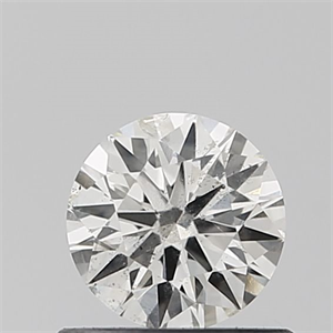 Picture of Natural Diamond 0.50 Carats, Round with Excellent Cut, I Color, SI2 Clarity and Certified by IGI