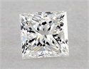 Diamante Natural 0.81 quilates, Princesa , Color F, claridad VS2 y certificado GIA