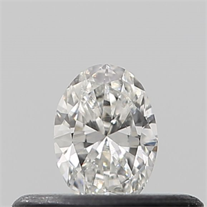 Foto Diamante Natural 0.19 quilates, Ovalado , Color G, claridad SI1 y certificado IGI de