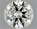 Natural Diamond 0.70 Carats, Round with Excellent Cut, L Color, VS2 Clarity and Certified by GIA