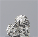 Natural Diamond 0.36 Carats, Heart with  Cut, G Color, VVS2 Clarity and Certified by GIA