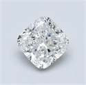 Diamante Natural 0.81 quilates, Del cojín , Color F, claridad SI1 y certificado GIA