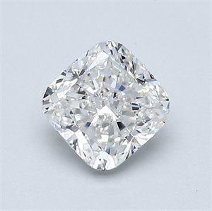 Foto Diamante Natural 0.81 quilates, Del cojín , Color F, claridad SI1 y certificado GIA de