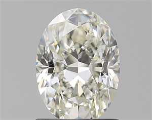 Picture of Natural Diamond 1.20 Carats, Oval with  Cut, K Color, VS2 Clarity and Certified by GIA
