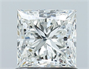 Natural Diamond 1.00 Carats, Princess with  Cut, I Color, VS1 Clarity and Certified by GIA