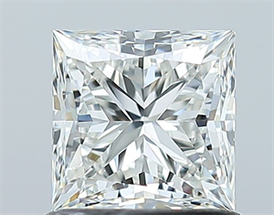 Picture of Natural Diamond 1.00 Carats, Princess with  Cut, I Color, VS1 Clarity and Certified by GIA