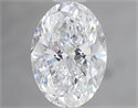 Diamante Natural 0.72 quilates, Ovalado , Color D, claridad SI1 y certificado GIA