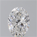 Diamante Natural 1.71 quilates, Ovalado , Color D, claridad VVS1 y certificado GIA
