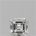 Diamante Natural 0.50 quilates, Asscher , Color G, claridad VVS1 y certificado GIA