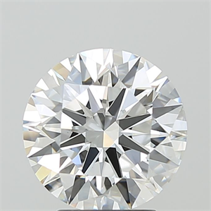 Picture of Lab Grown Diamond 3.09 Carats, Round with Ideal Cut, F Color, VS1 Clarity and Certified by IGI