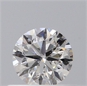 Natural Diamond 0.40 Carats, Round with Very Good Cut, G Color, SI2 Clarity and Certified by GIA