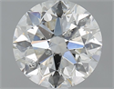Natural Diamond 2.00 Carats, Round with Excellent Cut, H Color, SI2 Clarity and Certified by IGI