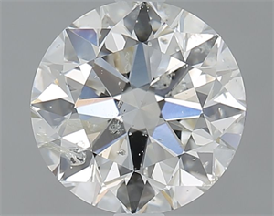 Picture of Natural Diamond 2.00 Carats, Round with Excellent Cut, H Color, SI2 Clarity and Certified by IGI