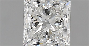 Picture of Natural Diamond 0.61 Carats, Princess with  Cut, H Color, VVS1 Clarity and Certified by GIA