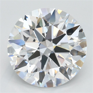 Picture of Lab Grown Diamond 3.54 Carats, Round with Excellent Cut, D Color, VVS1 Clarity and Certified by GIA