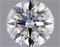 Diamante Natural 0.55 quilates, Redondo , Color F, claridad VVS1 y certificado GIA