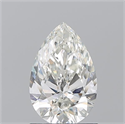 Natural Diamond 1.20 Carats, Pear with  Cut, J Color, SI1 Clarity and Certified by GIA