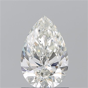 Picture of Natural Diamond 1.20 Carats, Pear with  Cut, J Color, SI1 Clarity and Certified by GIA