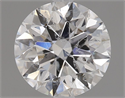 Natural Diamond 1.02 Carats, Round with Excellent Cut, E Color, I1 Clarity and Certified by GIA