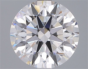 Picture of Lab Grown Diamond 3.01 Carats, Round with Ideal Cut, E Color, VS1 Clarity and Certified by IGI