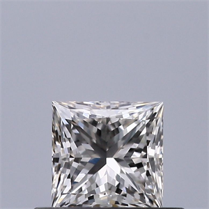 Picture of Natural Diamond 0.41 Carats, Princess with  Cut, H Color, VVS1 Clarity and Certified by GIA