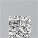 Natural Diamond 1.02 Carats, Princess with  Cut, H Color, IF Clarity and Certified by GIA