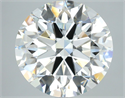 Natural Diamond 3.61 Carats, Round with Excellent Cut, H Color, VS1 Clarity and Certified by GIA