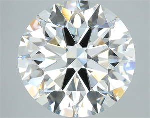 Picture of Natural Diamond 3.61 Carats, Round with Excellent Cut, H Color, VS1 Clarity and Certified by GIA