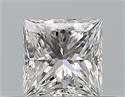 Diamante Natural 0.40 quilates, Princesa , Color E, claridad VS1 y certificado GIA