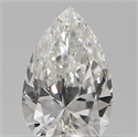 Natural Diamond 0.18 Carats, Pear with  Cut, G Color, VS1 Clarity and Certified by IGI