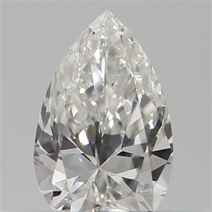Picture of Natural Diamond 0.18 Carats, Pear with  Cut, G Color, VS1 Clarity and Certified by IGI