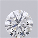 Lab Grown Diamond 0.88 Carats, Round with Ideal Cut, D Color, VS1 Clarity and Certified by IGI