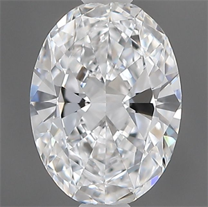 Picture of Natural Diamond 0.50 Carats, Oval with  Cut, D Color, VS1 Clarity and Certified by GIA