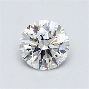 Picture of Natural Diamond 0.87 Carats, Round with Excellent Cut, G Color, SI2 Clarity and Certified by GIA