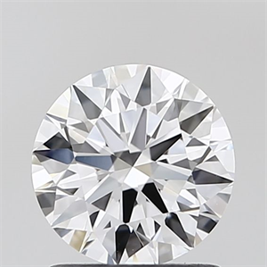 Picture of Lab Grown Diamond 1.07 Carats, Round with Ideal Cut, D Color, IF Clarity and Certified by IGI