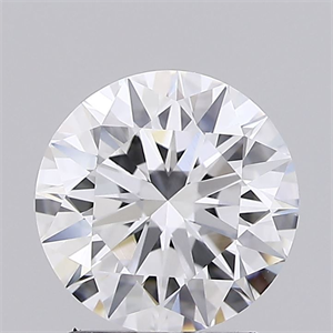 Picture of Lab Grown Diamond 2.02 Carats, Round with Ideal Cut, D Color, VVS2 Clarity and Certified by IGI
