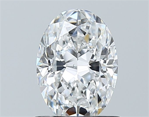 Picture of Natural Diamond 0.90 Carats, Oval with  Cut, E Color, VS2 Clarity and Certified by GIA