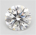 Natural Diamond 0.43 Carats, Round with Excellent Cut, F Color, VVS2 Clarity and Certified by GIA