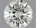 Natural Diamond 0.73 Carats, Round with Excellent Cut, J Color, IF Clarity and Certified by GIA