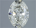 Diamante Natural 1.51 quilates, Ovalado , Color J, claridad SI1 y certificado IGI