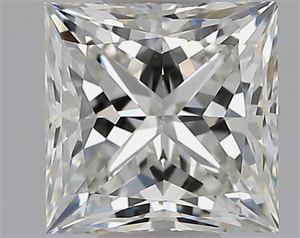 Picture of Natural Diamond 1.20 Carats, Princess with  Cut, H Color, VS2 Clarity and Certified by GIA