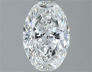 Picture of Natural Diamond 1.00 Carats, Oval with  Cut, F Color, SI1 Clarity and Certified by IGI
