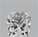Natural Diamond 0.50 Carats, Cushion with  Cut, F Color, VVS2 Clarity and Certified by GIA