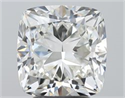 Natural Diamond 4.01 Carats, Cushion with  Cut, I Color, VS2 Clarity and Certified by GIA