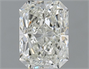 Natural Diamond 1.00 Carats, Radiant with  Cut, J Color, SI1 Clarity and Certified by GIA
