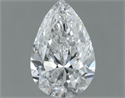 Diamante Natural 0.70 quilates, De pera , Color F, claridad VS2 y certificado GIA